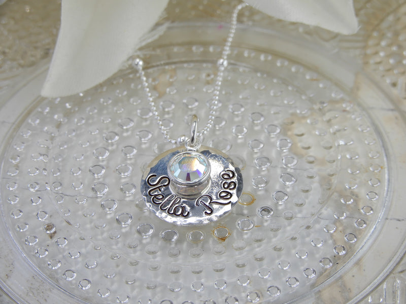 Mother & Grandmother Necklace With Birthstone