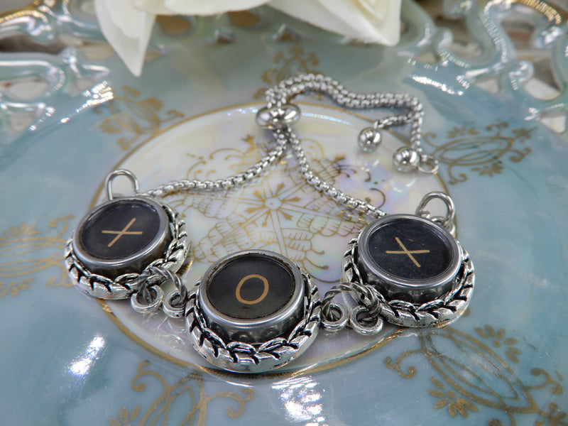 Typewriter Key Bracelet