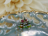 Swarovski Christmas Tree Earrings