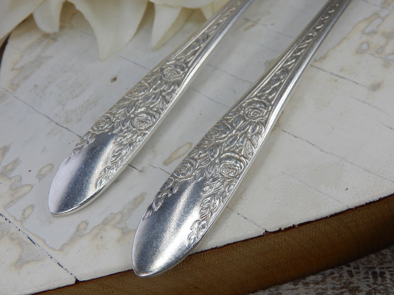 Vintage Silverware Wedding Cake Forks