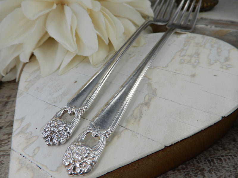 Vintage Silverware Wedding Cake Forks