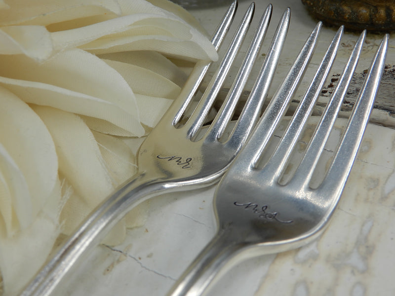 Vintage Silverware Wedding Cake Forks