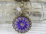 Czech Glass Button Necklace