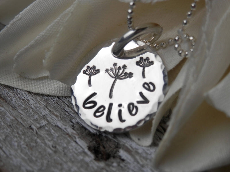 Stamped Believe Necklace