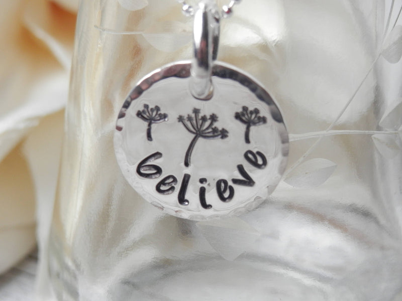 Stamped Believe Necklace