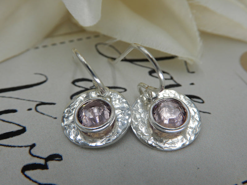 Sterling Silver June Birthstone Earrings