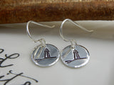 Sterling Silver Lighthouse Earrings