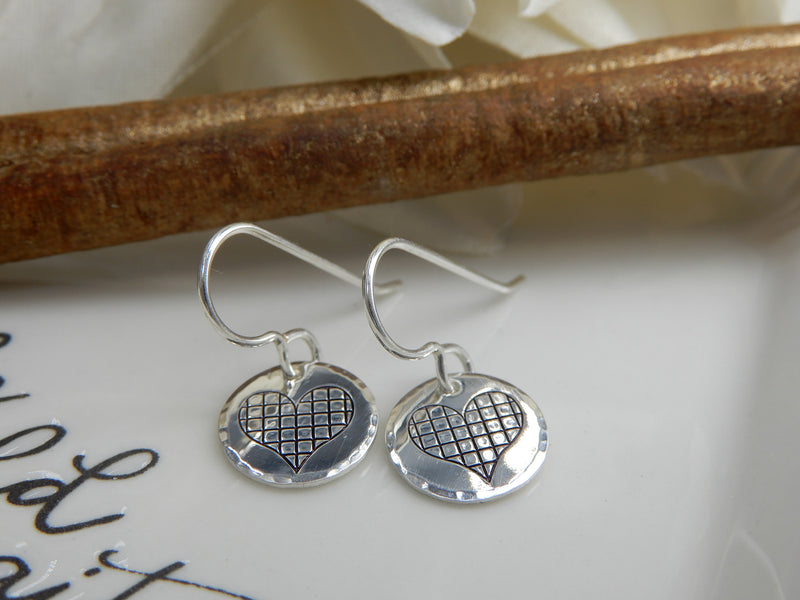 Sterling Silver Heart Earrings