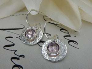 Sterling Silver June Birthstone Earrings