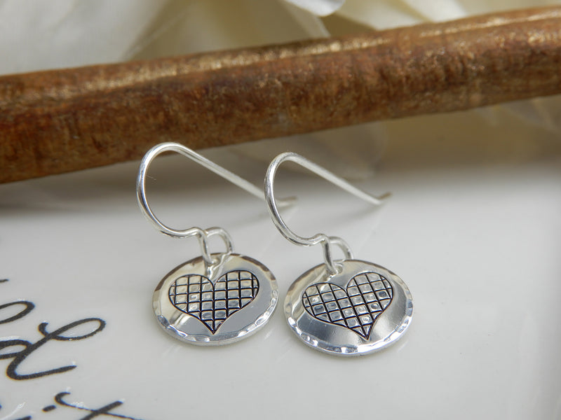 Sterling Silver Heart Earrings
