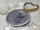 Live The Life You Imagined Stamped Keychain