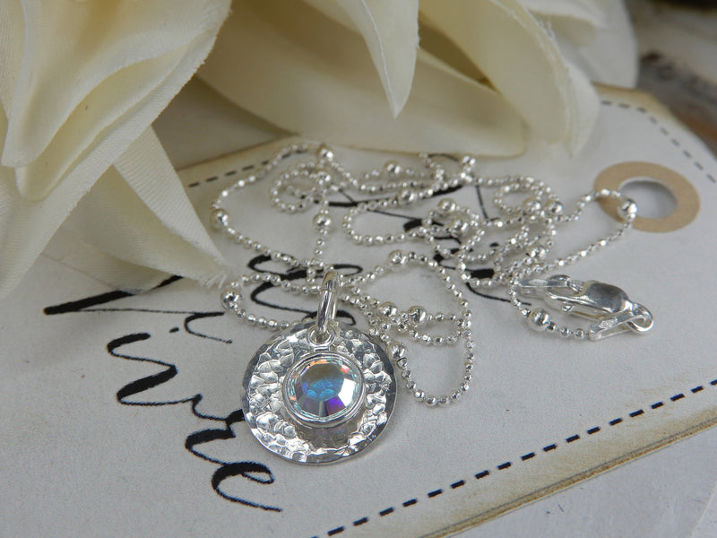 Swarovski April Birthstone Necklace