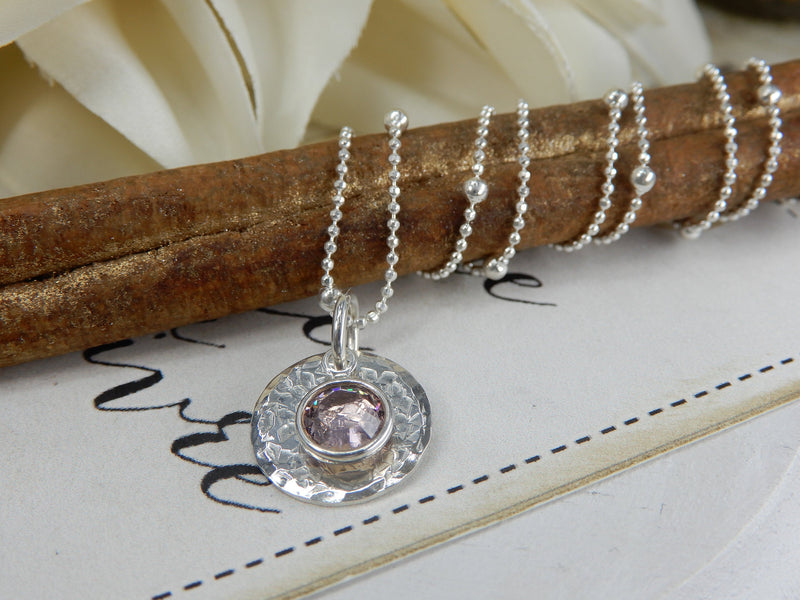 Swarovski June Birthstone Necklace