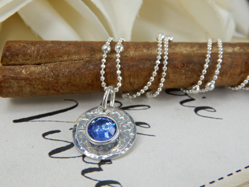 Swarovski September Birthstone Necklace