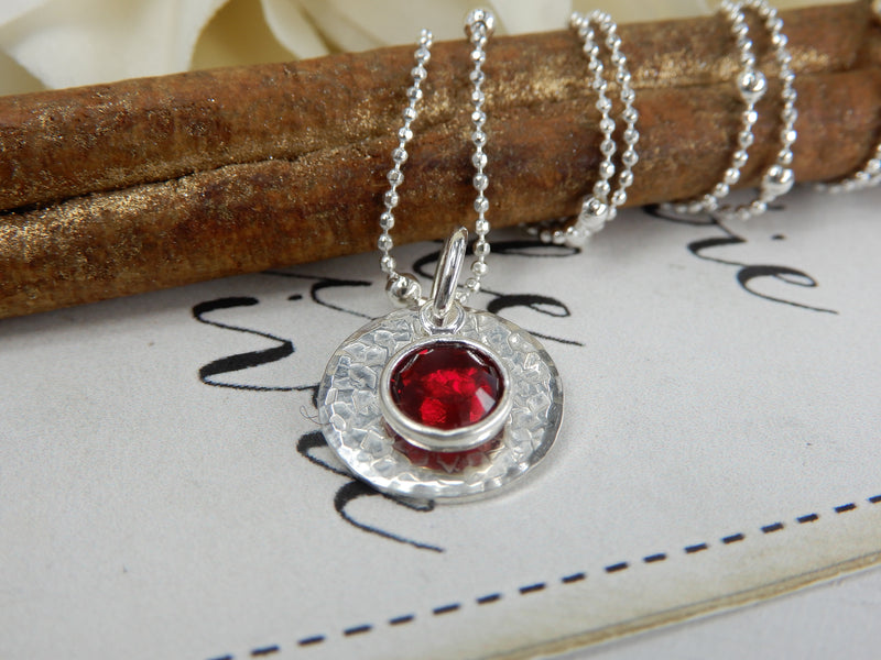 Swarovski July Birthstone Necklace