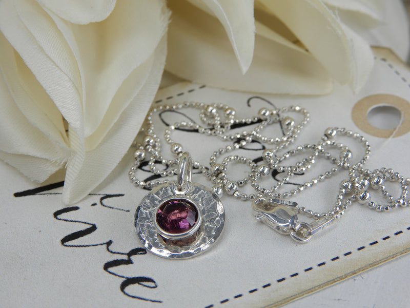 Swarovski February Birthstone Necklace