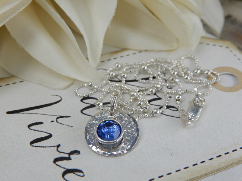 Swarovski September Birthstone Necklace