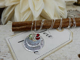 Stamped Mother & Grandmother Necklace With Birthstones