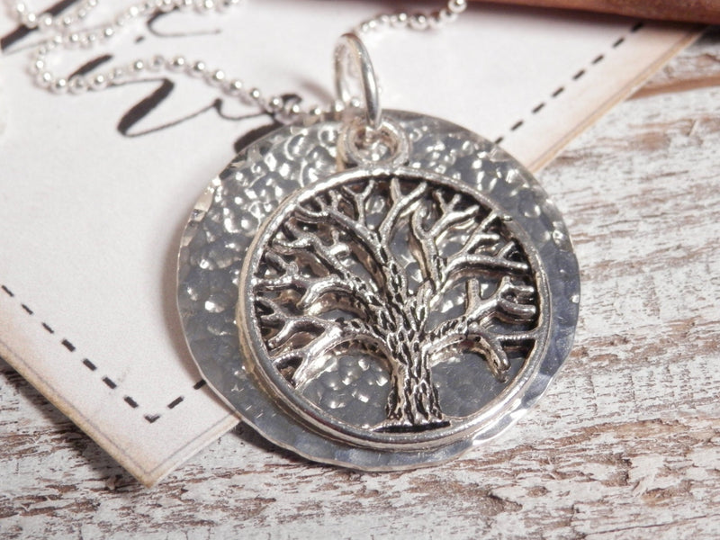 Tree Of Life Silver Necklace