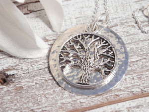 Tree Of Life Silver Necklace